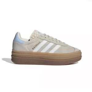 Girls Adidas Gazelles in Wonder White